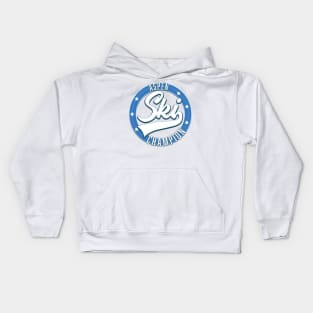 Aspen Ski Champion logo Kids Hoodie